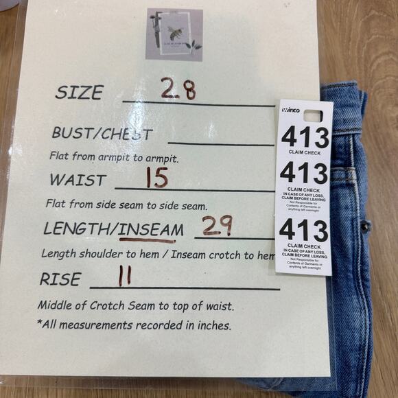 FRAME Le Sylvie Slender Straight Leg Jeans Size 28 Alamitos Light Wash Denim - Picture 11 of 12